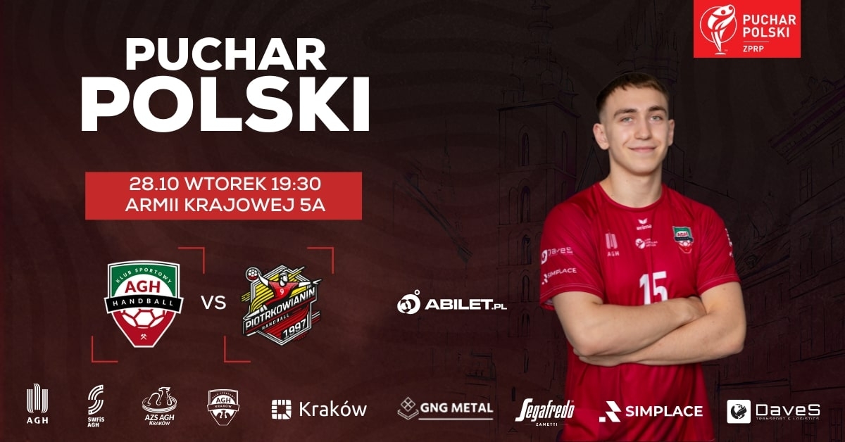 Puchar Polski: AZS AGH Handball Kraków vs Piotrkowianin Piotrków Trybunalski